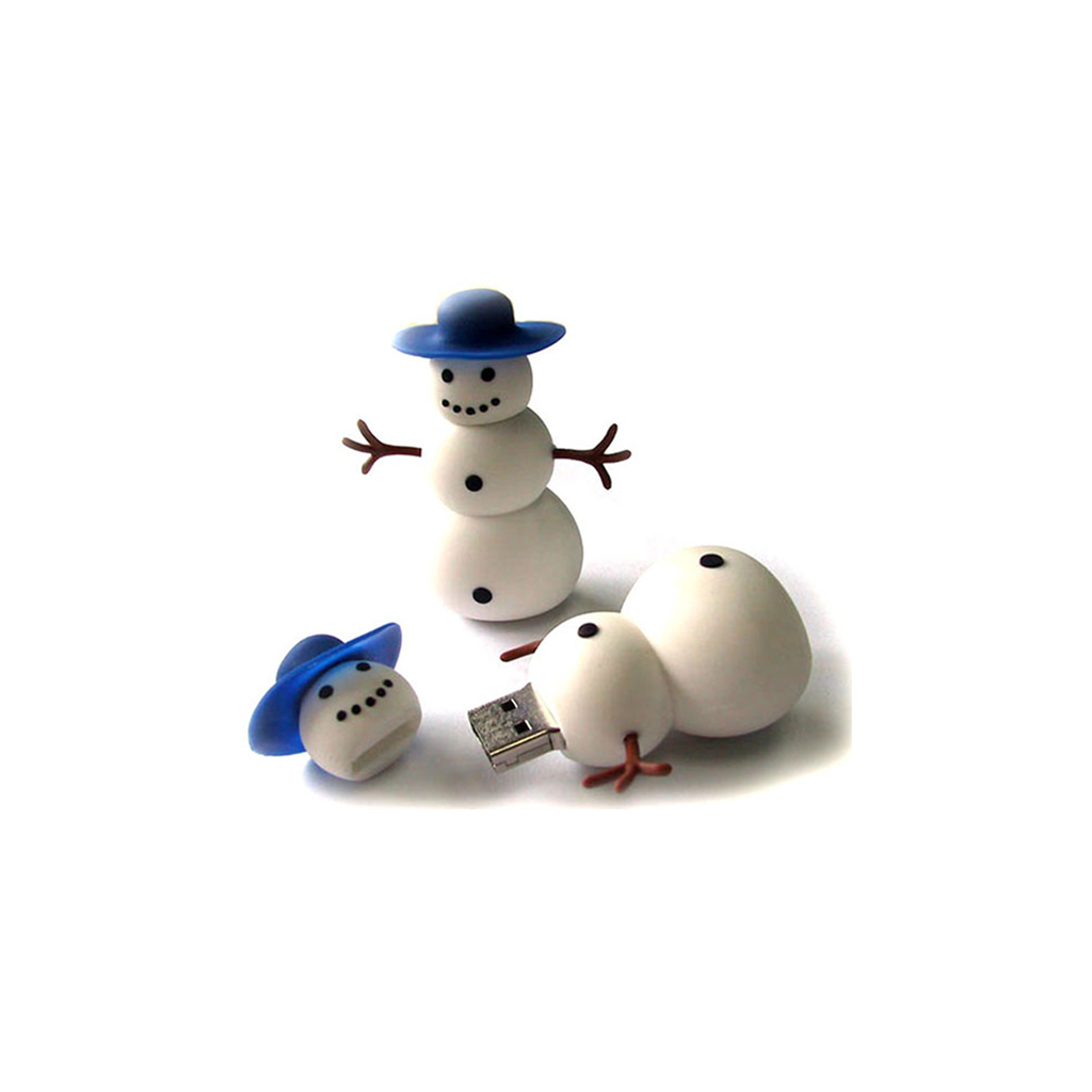 立體雪人造型隨身碟 聖誕節禮物