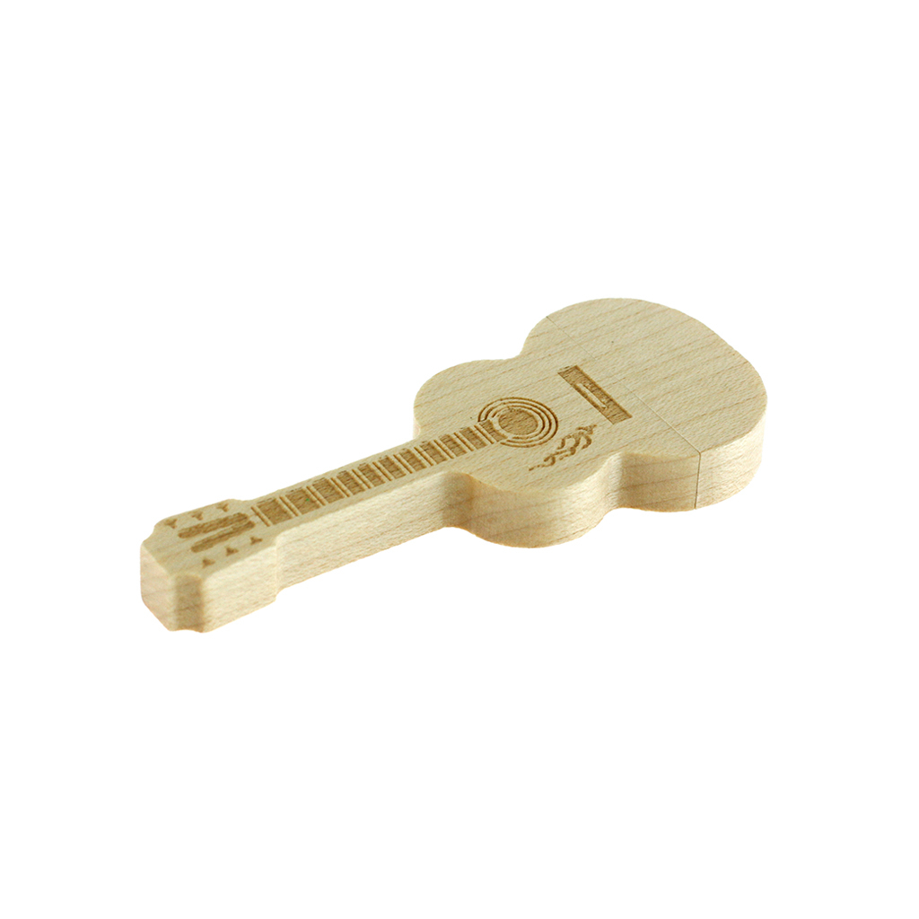 吉他造型木製隨身碟-