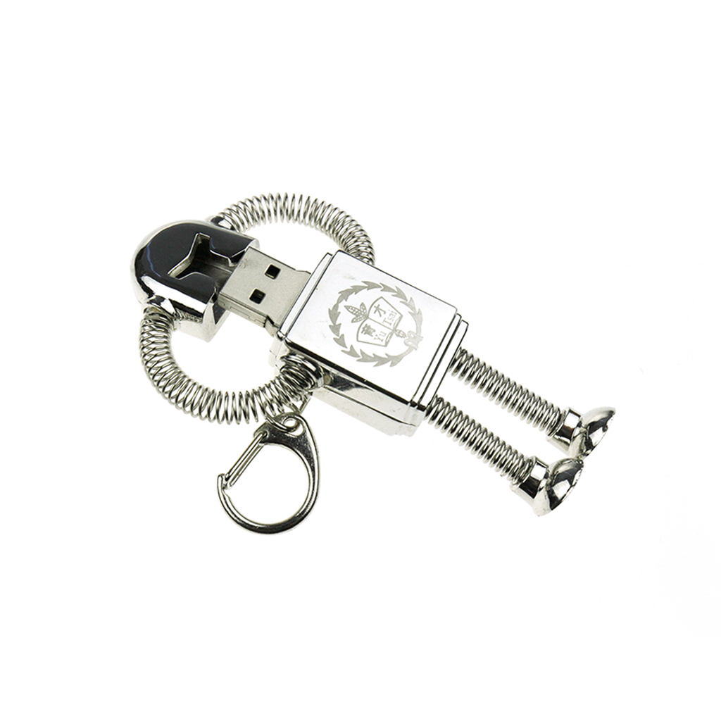 金屬機器人隨身碟 學校禮品-
