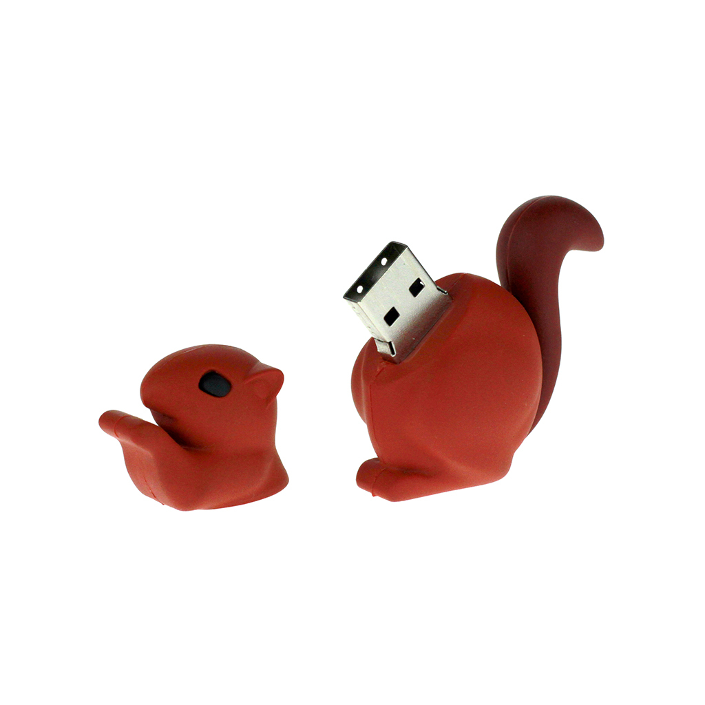 松鼠造型隨身碟-