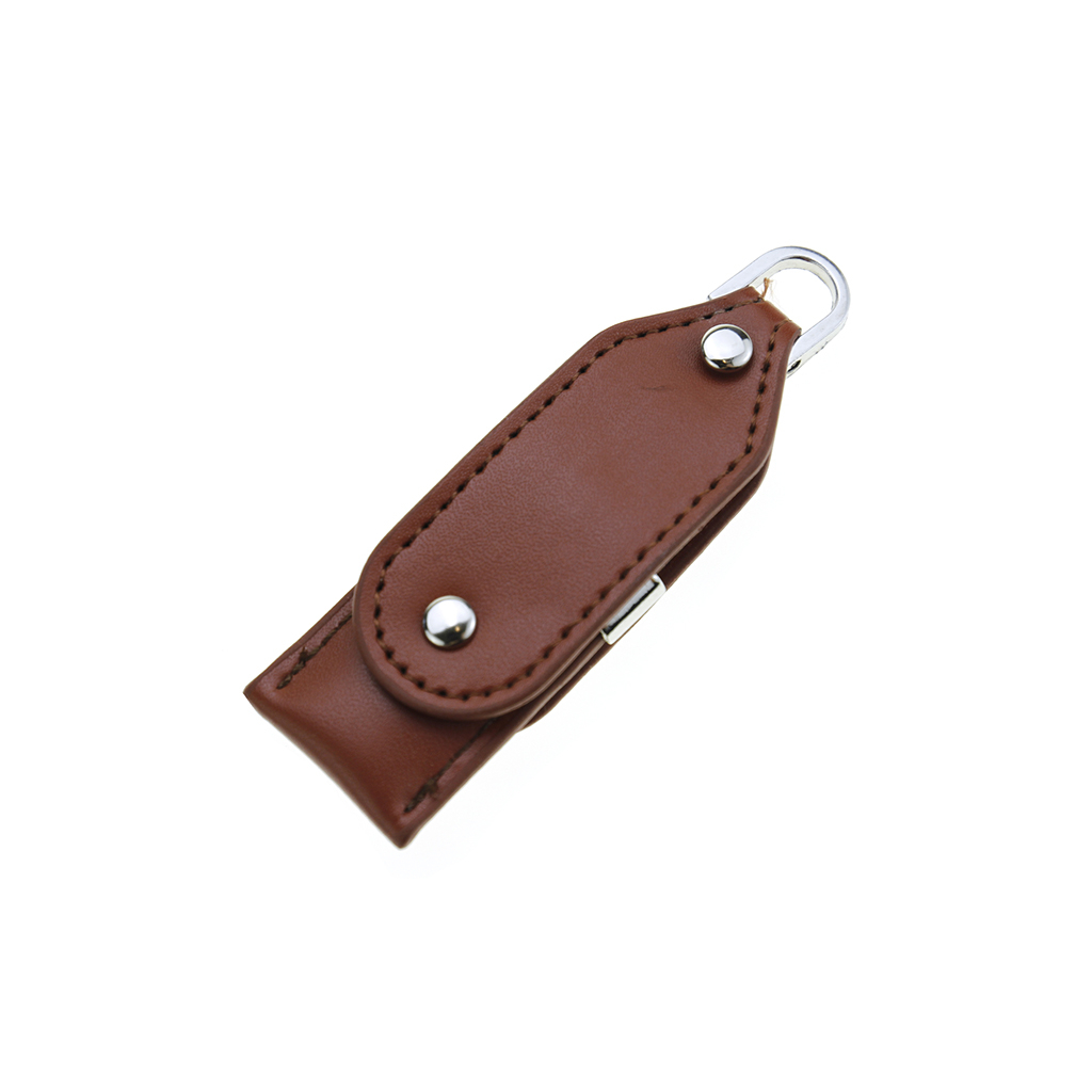 經典皮革鑰匙圈隨身碟-