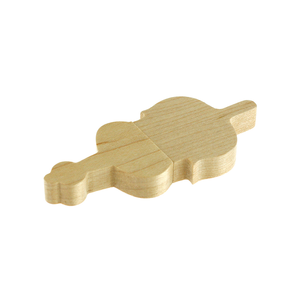 提琴造型木頭隨身碟 隨身碟推薦-