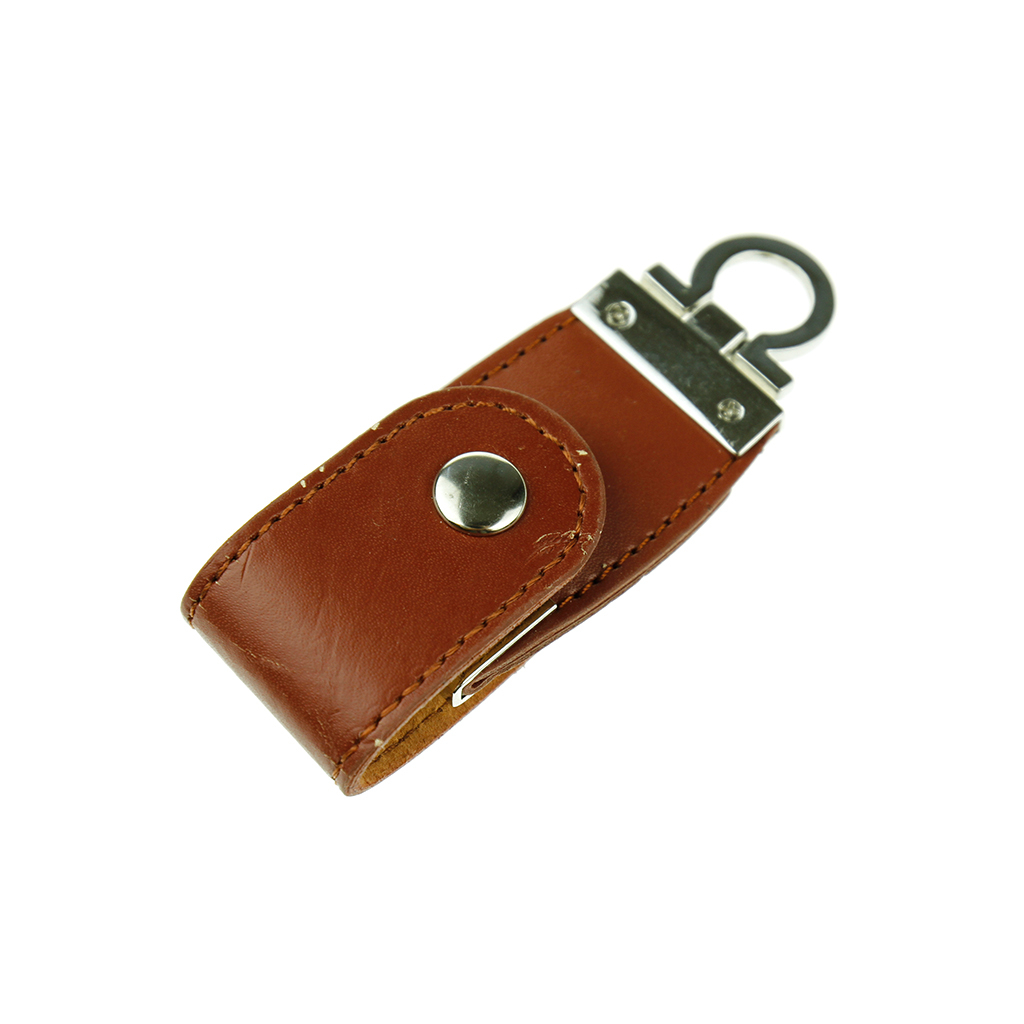 刻字皮革隨身碟-