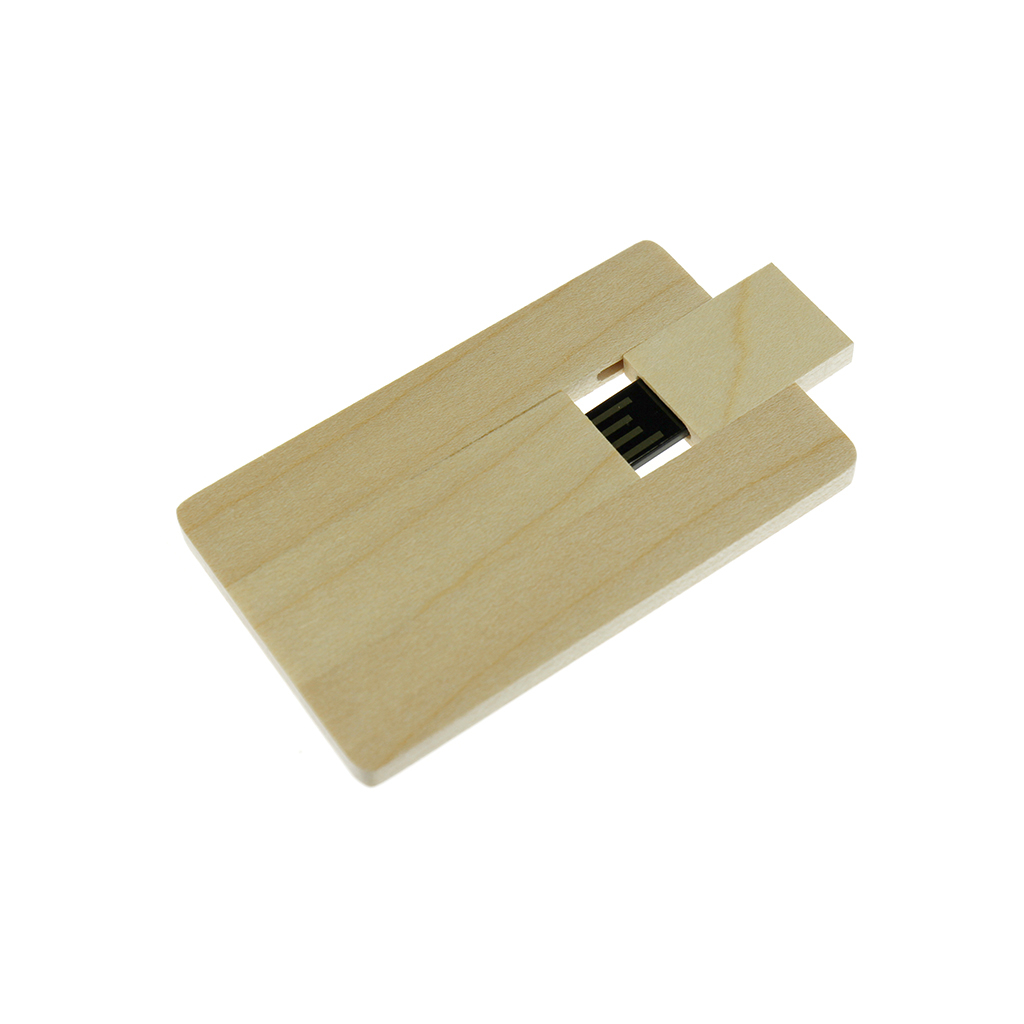 木頭卡片式USB隨身碟-
