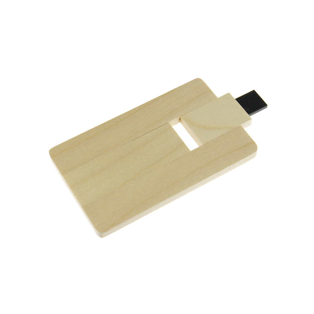 木頭卡片式USB隨身碟-