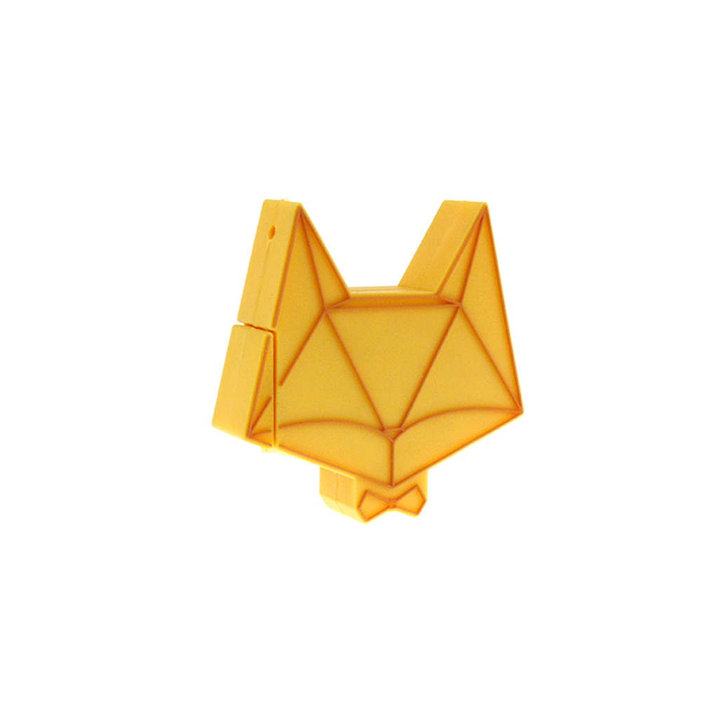 立體狐狸客製化隨身碟 隨身碟軟膠開模-