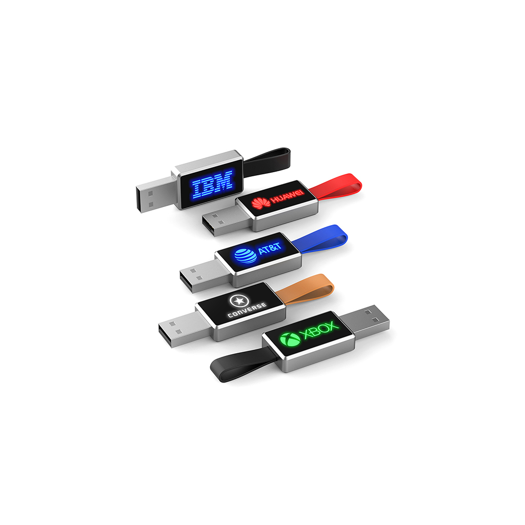 LED發光金屬隨身碟 宣傳禮品-