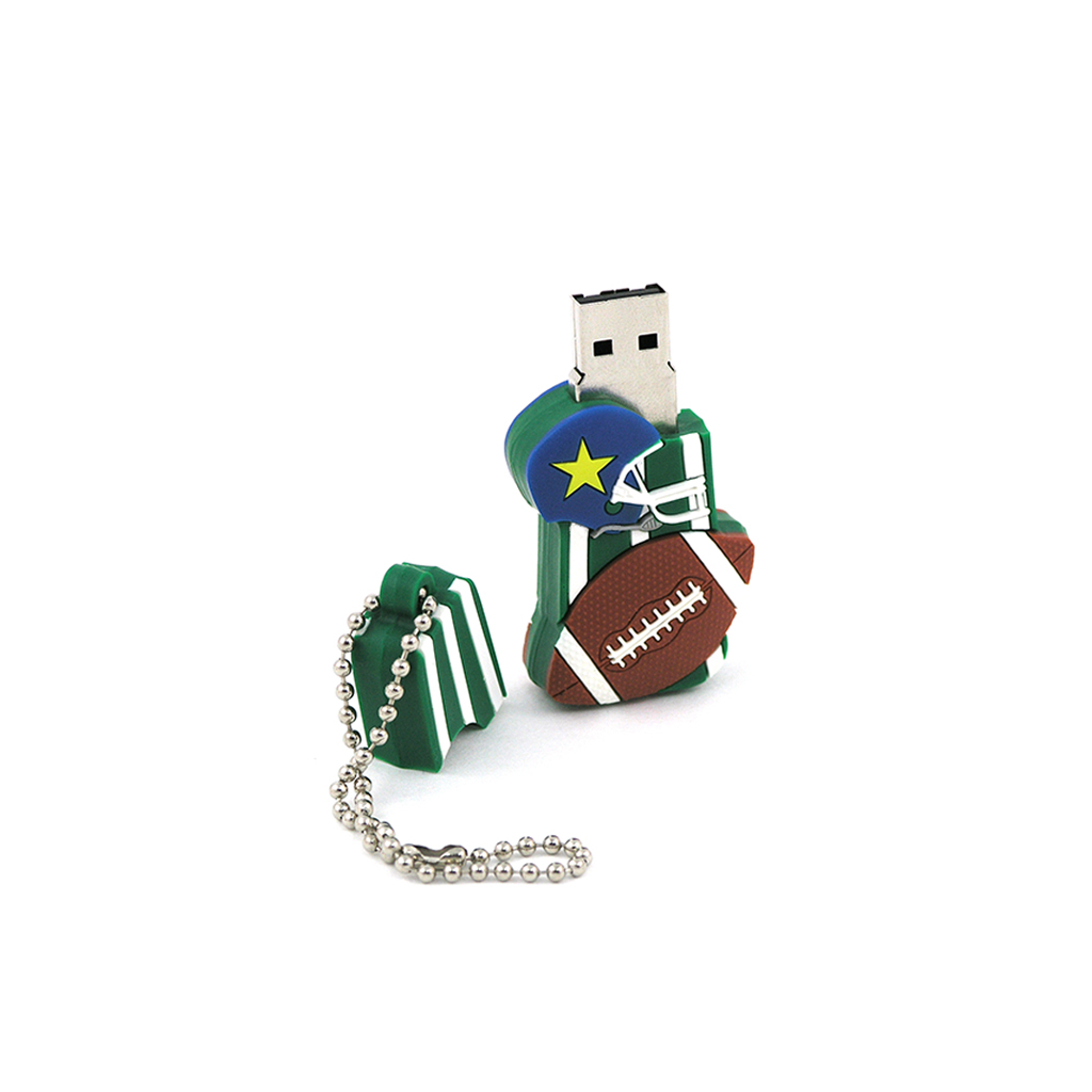 橄欖球造型隨身碟 球類鑰匙圈製作-