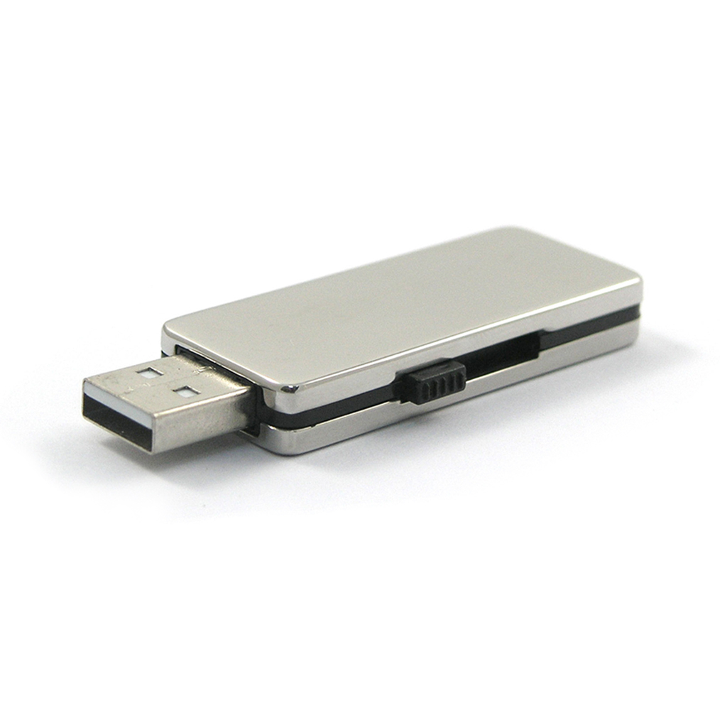 經典銀色金屬USB-