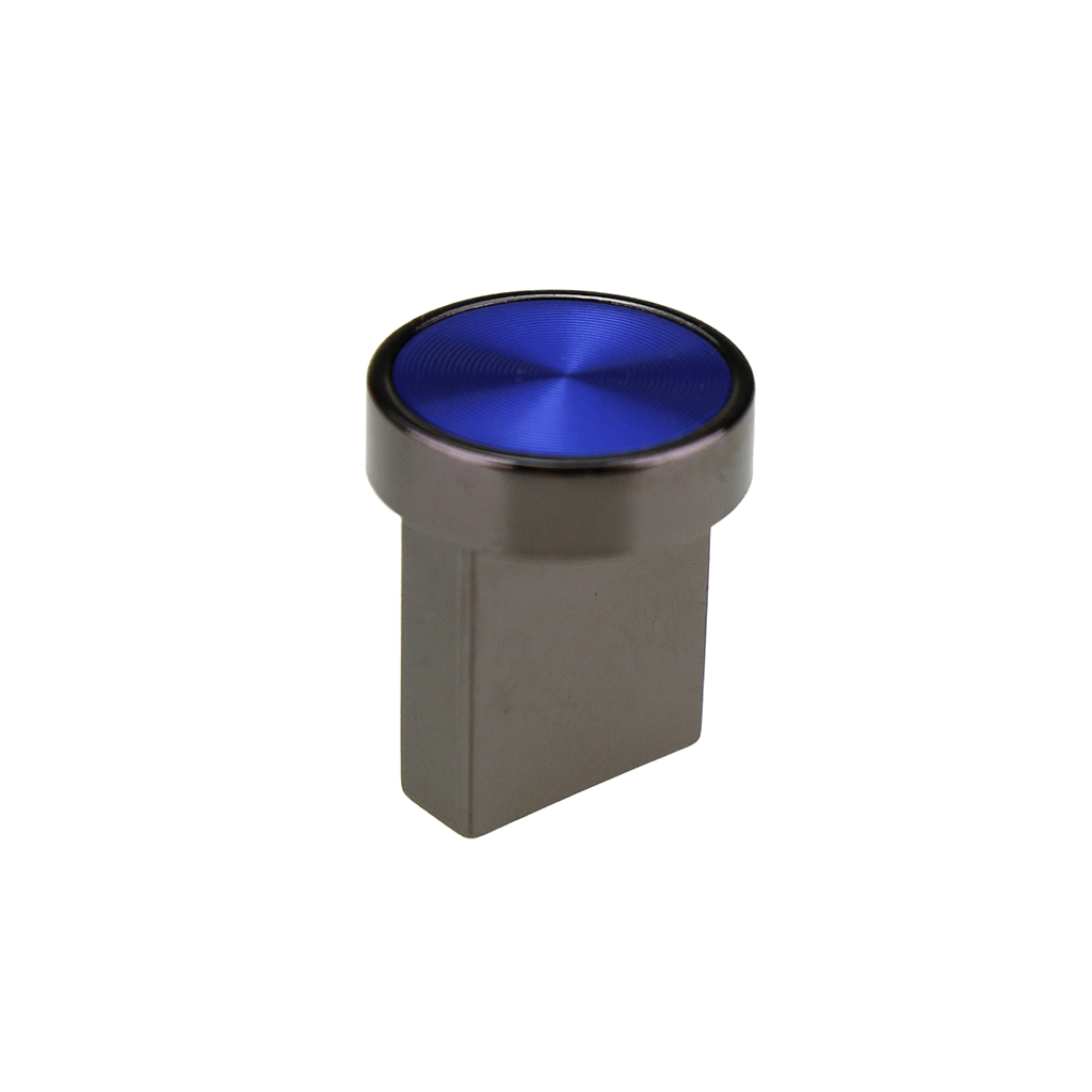 亮藍圓盤金屬隨身碟-亮藍圓盤金屬隨身碟